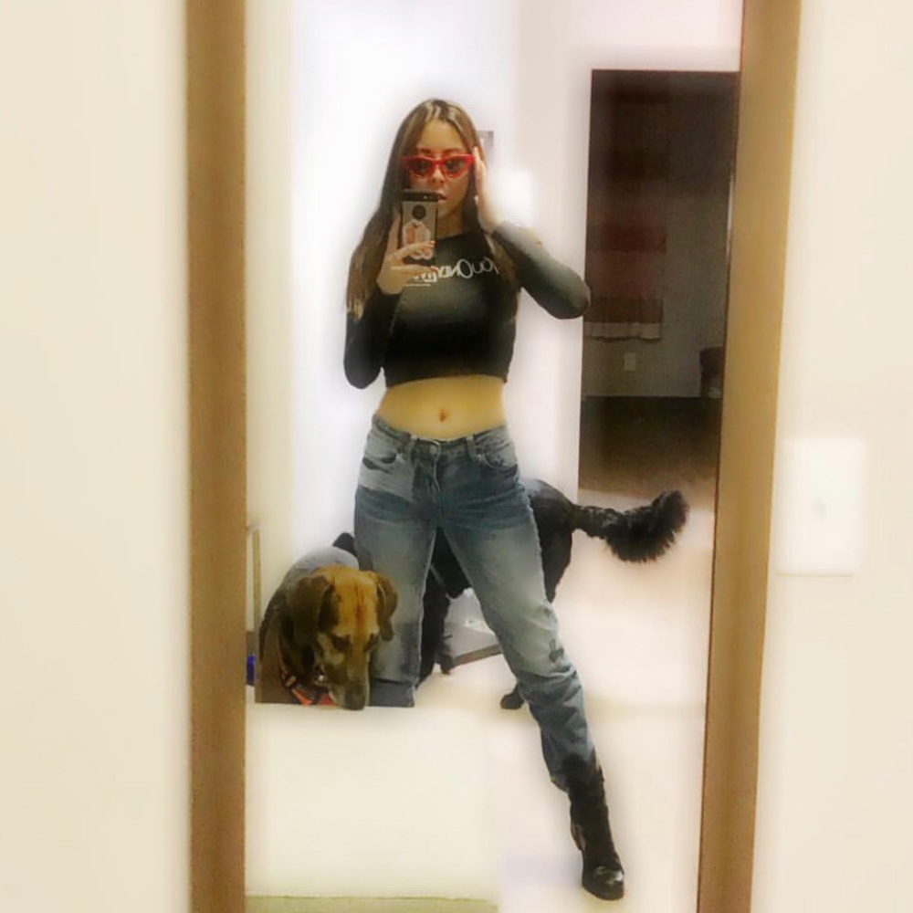 YOU ONLY LIVE ONCE CROP TOP